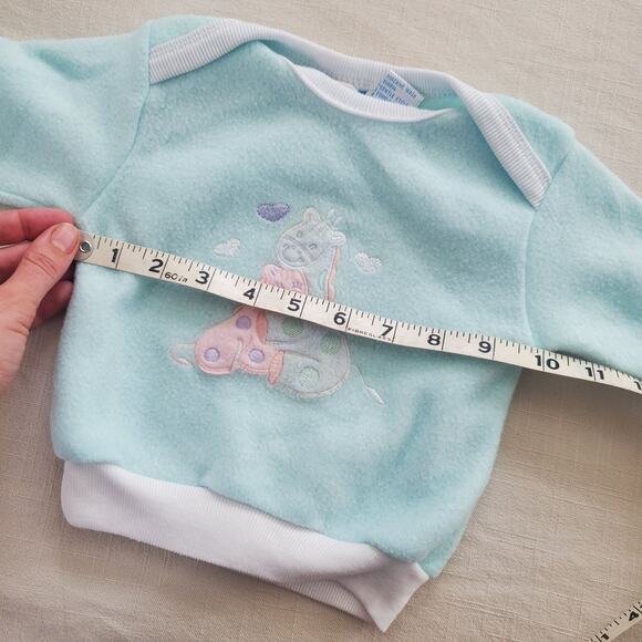 Vintage Hugging Giraffes Shirt 6-9 months - Picture 4 of 6
